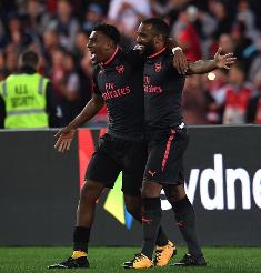 Iwobi Sets Up Arsenal's Record Signing Lacazette For Debut Goal In Win vs Sydney FC