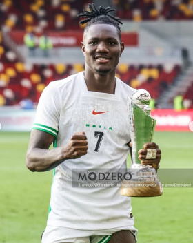'We spoke' - Uche shares details of conversation with Eric Chelle before Super Eagles debut v Jamaica