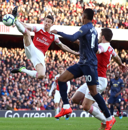 Arsenal 2 Man Utd 0 : Iwobi Subbed In As Race For Champions League Spots Gets Interesting