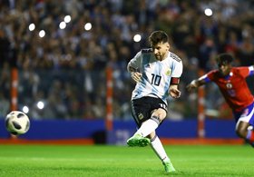 Messi Fires Warning To Super Eagles With Hat-Trick For Argentina In Friendly