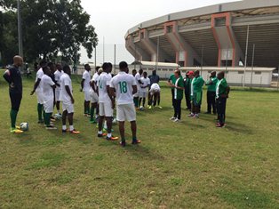 Arsenal Whizkid Iwobi, 19 Others Take Part In Super Eagles First Training Session