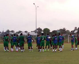  Daniel Akpeyi Wins Fitness Battle, Partakes In Super Eagles Training 