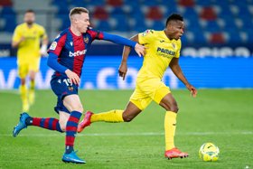 Villarreal star Chukwueze warms up for Arsenal clash with wonderful goal against Barcelona