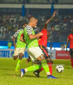Nigeria 0 Uganda 0 : Super Eagles End 2018 With Draw Against AFCON-Bound Cranes 