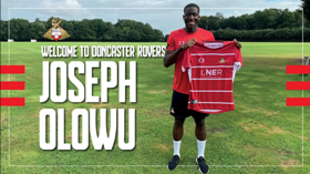  Official : Doncaster confirm signing of Man Utd trialist Olowu until January, will wear no. 5
