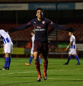 Healthy Rivalry Between Arsenal's Nigerian Wingers : Amaechi Scores, Wins Penalty; Saka Nets Brace