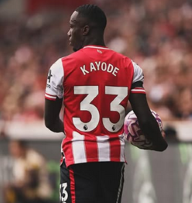 Brentford defender Kayode joins Chelsea, Arsenal, Tottenham Hotspur stars in BBC's PL TOTW