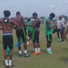 Eagles Training: Simon Suffers Thigh Injury, GK Uzoho The Chosen One, Balogun & Ekong Partnership