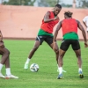 Super Eagles training : How players lined up; goals aplenty; Zaidu with pick of the goals; Iheanacho excused
