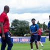 Arsenal icon Vieira runs the rule over 18-year-old Nigerian in first training session as Palace boss