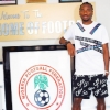 Photo : Ex-Gunner Nwakali visits NFF office amid talk of