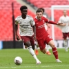 Saka Provides Assist For Aubameyang As Arsenal Beat Liverpool In FA Community Shield