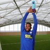 Super Eagles star Iheanacho reacts after winning Premier League Player of the Month