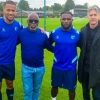 Photo : Nigerian Federation President Pinnick meets with Watford