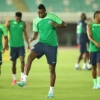 Super Eagles closed door session: Shooting drills; partial training for Onyemaechi; Bendel Insurance GK involved