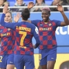 Nigeria Captain Enjoying Best Spell As Barcelona Player, Nets Brace In Three Minutes Vs Sporting de Huelva