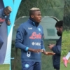 Nigerians can smile as Napoli star Osimhen returns to training for first time after surgery