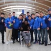 (Photo) Martins Wheelchaired Into Airport, Flies To London For Surgery