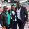 Danny Shittu Watches Flying Eagles Star Michael Vs Qatar; Aigbogun Hails Bologna Midfielder