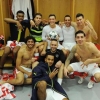 (Photo) Iwobi Celebrates With Arsenal Star Ozil After First Professional Hat-Trick