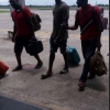 (Photo Confirmation) Alampasu Lands In Uyo Ahead Of WCQ Vs Cameroon