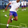 Snapped : Anjorin involved in Chelsea final training session of the 2020-2021 season