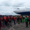 (Photo)Zambia Fans Land In Uyo & What They Said On Arrival