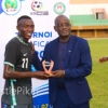 Flying Eagles number 11 picks up Man of the Match award after starring vs Ghana