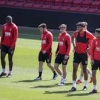 (Photo) Nigeria U20 International Trains With Bournemouth First Team Pre-Burnley